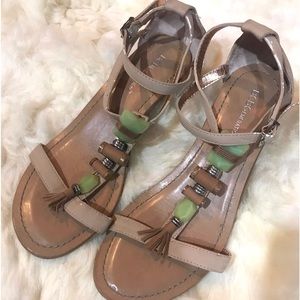 BCBG Sz 8 Embellished Sandals